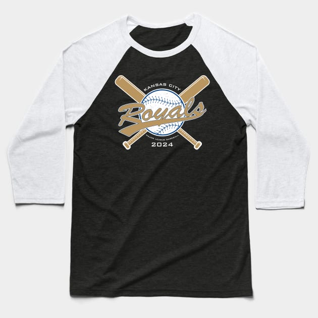 Royals 24 Baseball T-Shirt by Nagorniak